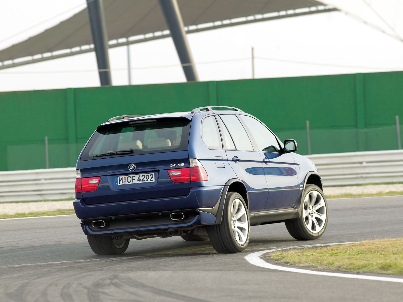 BMW X5 E53 Rear Splitter Lip Spoiler - 4.6is/4.8is Style - Fiberglass